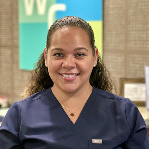 Front desk team member Jennifer